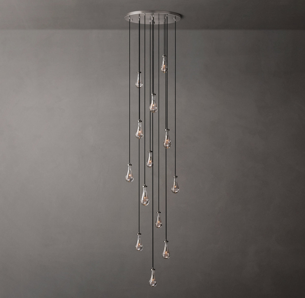 Signature Rain Round Chandelier – 36" — view 6