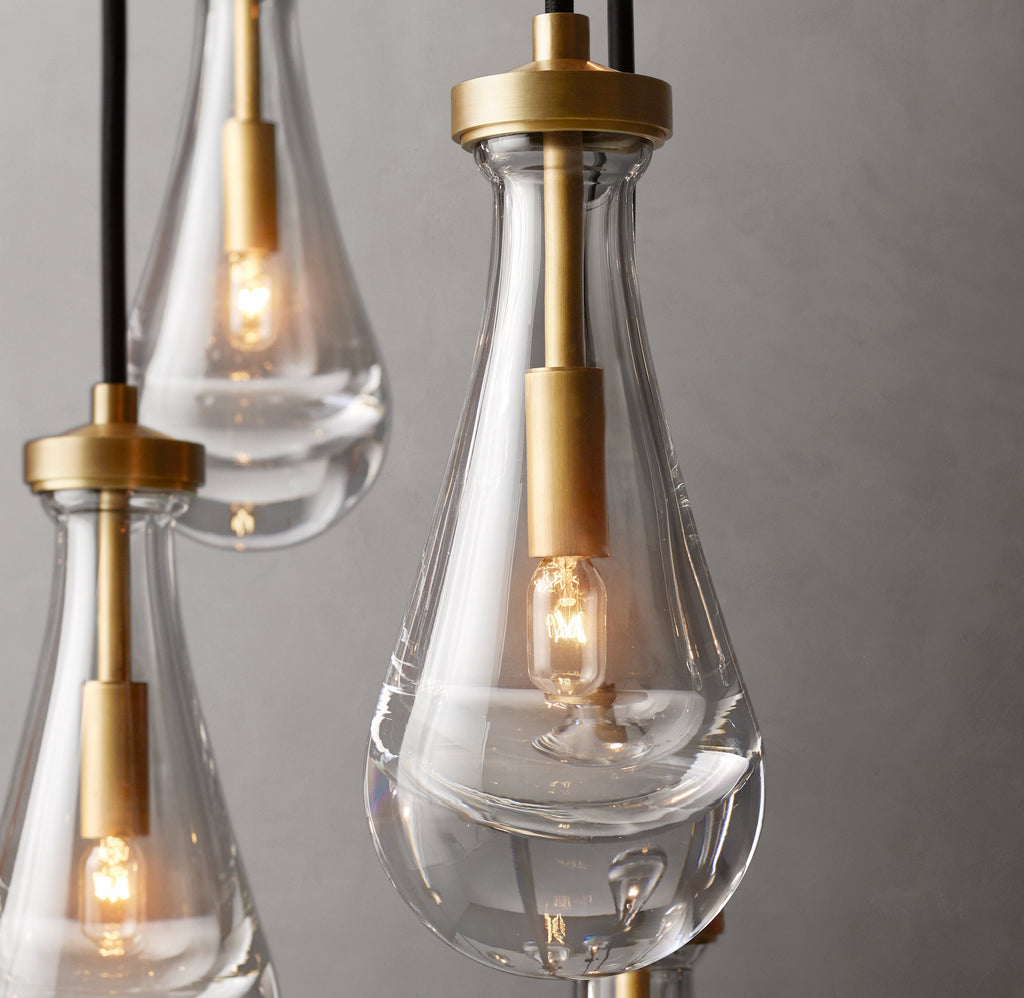 Signature Rain Round Chandelier – 47" — view 3