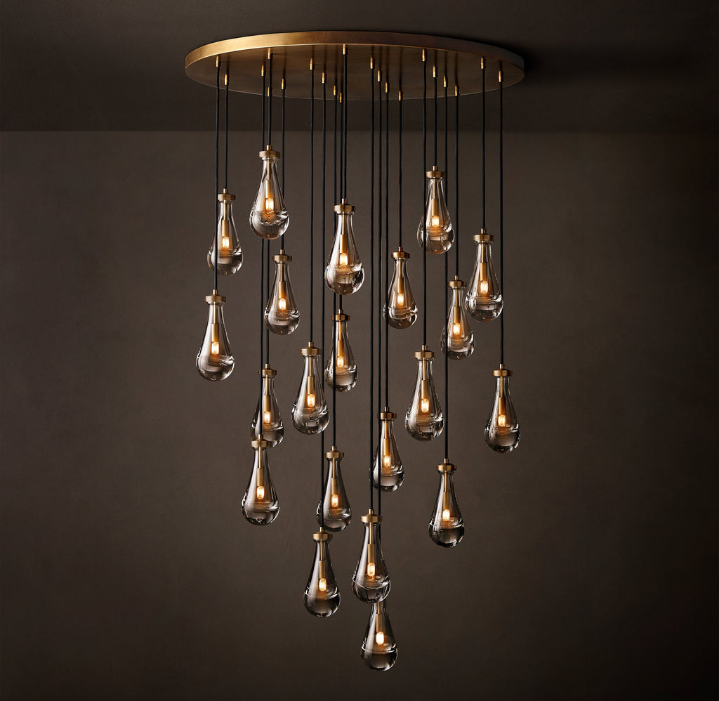 Signature Rain Round Chandelier – 47" — view 4