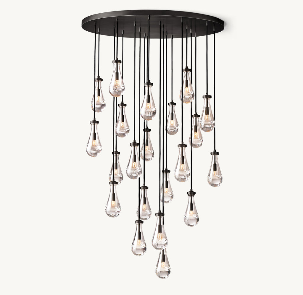 Signature Rain Round Chandelier – 47" — view 1