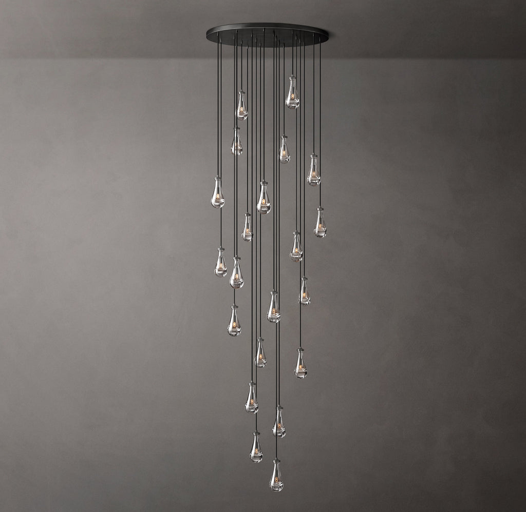 Signature Rain Round Chandelier – 47" — view 4