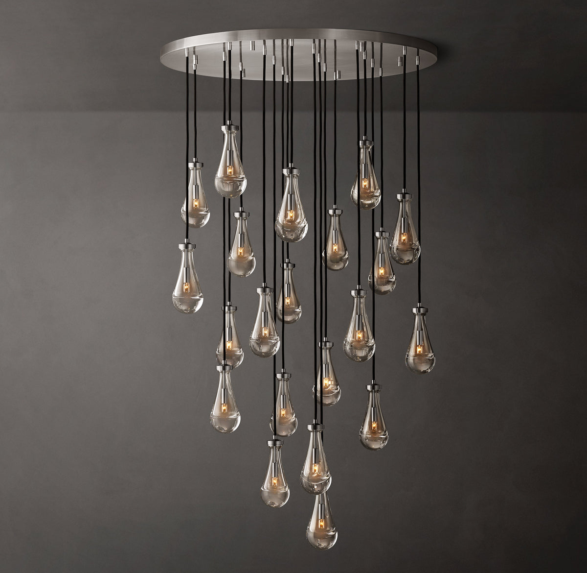 Signature Rain Round Chandelier – 47" — view 1