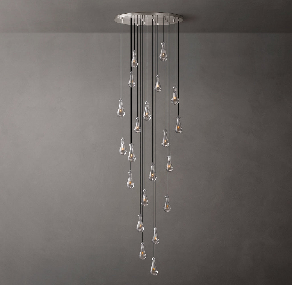 Signature Rain Round Chandelier – 47" — view 2