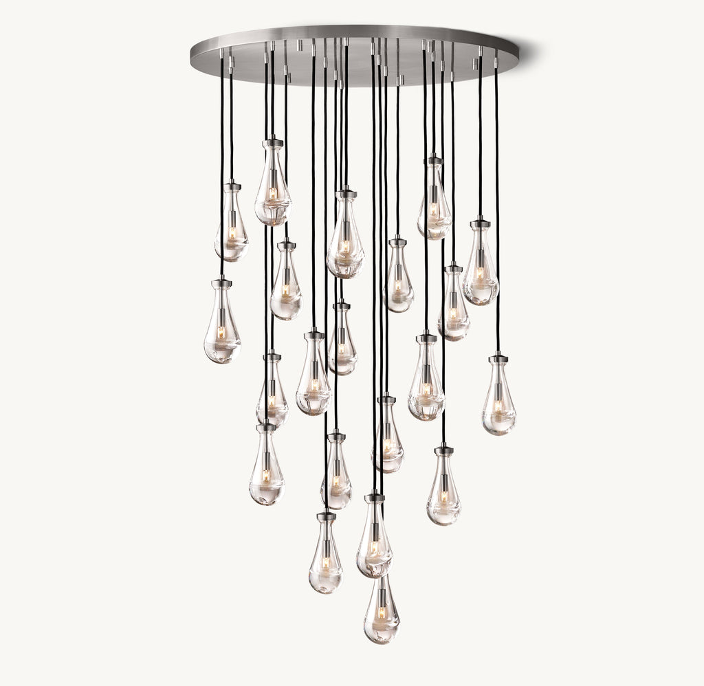 Signature Rain Round Chandelier – 47" — view 3