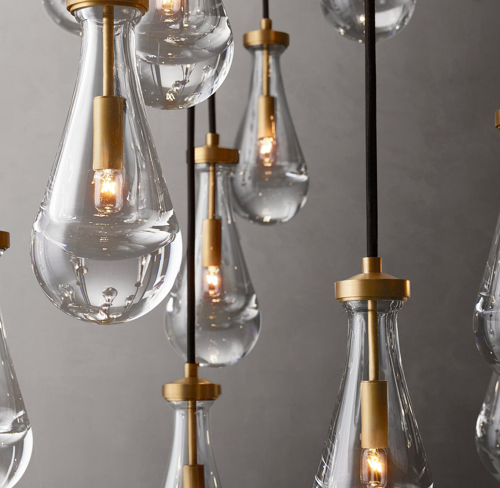 Signature Rain Round Chandelier – 60" — view 3
