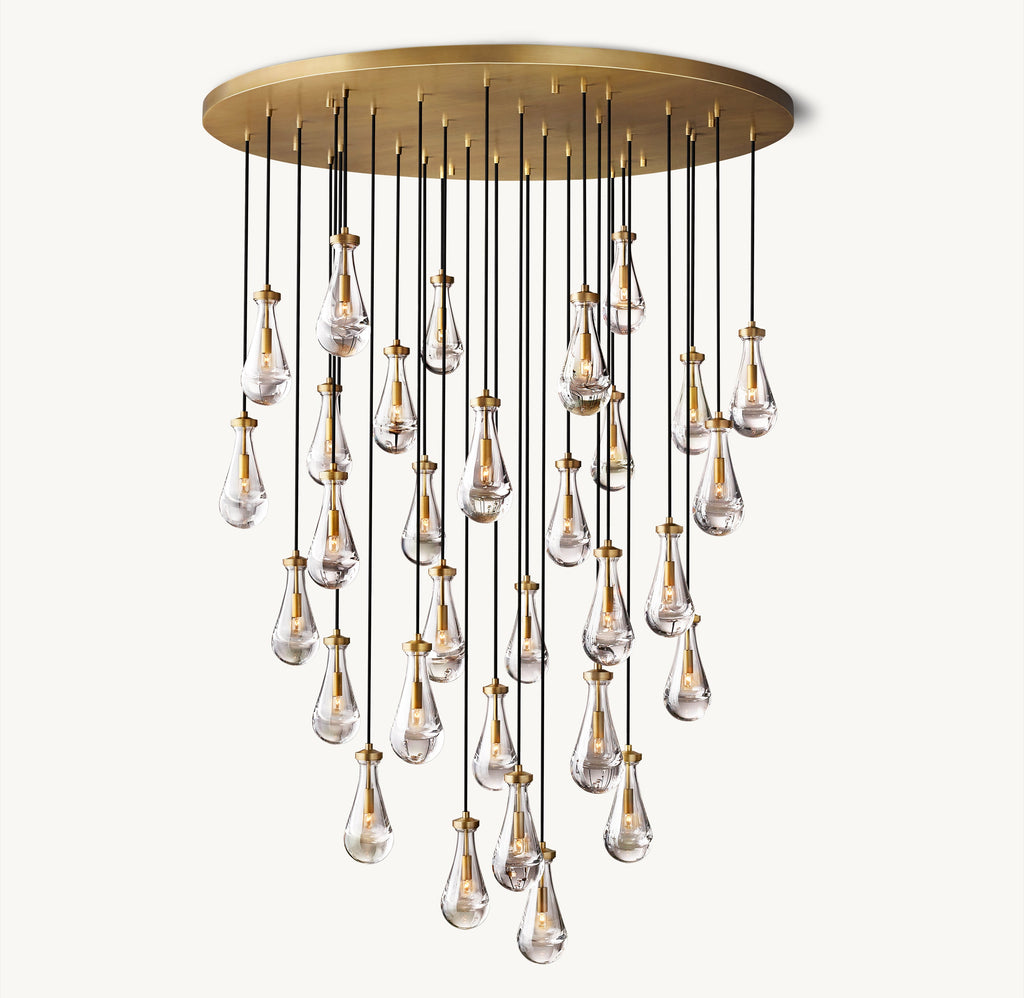 Signature Rain Round Chandelier – 60" — view 4