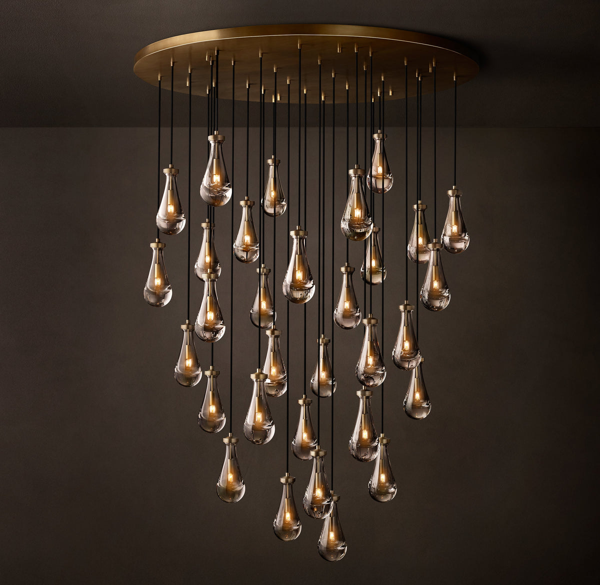 Signature Rain Round Chandelier – 60" — view 5