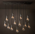 Signature Rain Rectangular Chandelier – 54" — view 1