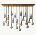 Signature Rain Rectangular Chandelier – 72" — view 1