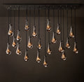 Signature Rain Rectangular Chandelier – 72" — view 1