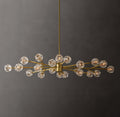 Heritage Boule De Cristal Clear Glass Oval Chandelier — view 1
