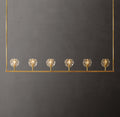 Heritage Boule De Cristal Clear Glass Linear Chandelier — view 1
