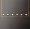Heritage Boule De Cristal Smoke Glass Linear Chandelier — view 1