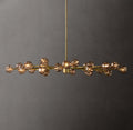 Heritage Boule De Cristal Smoke Glass Oval Chandelier — view 1