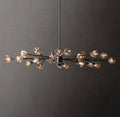 Heritage Boule De Cristal Smoke Glass Oval Chandelier — view 1