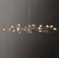 Heritage Boule De Cristal Smoke Glass Oval Chandelier — view 1
