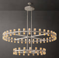 Artisan Arcachon LED Round Two-Tier Chandelier – Polished Nickel — view 1