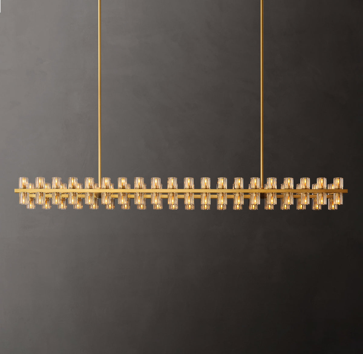 Artisan Arcachon LED Rectangular Chandelier – 72" — view 1