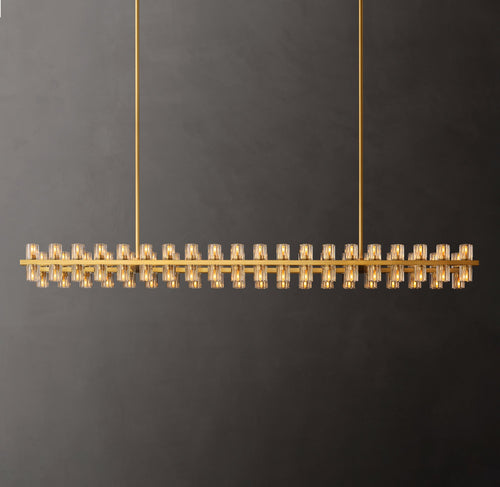Artisan Arcachon LED Rectangular Chandelier – 72" — view 1
