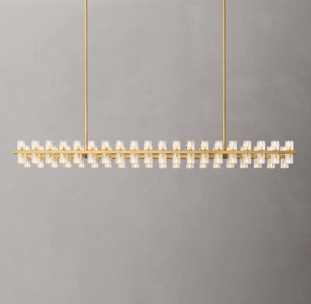 Artisan Arcachon LED Rectangular Chandelier – 72" — view 2