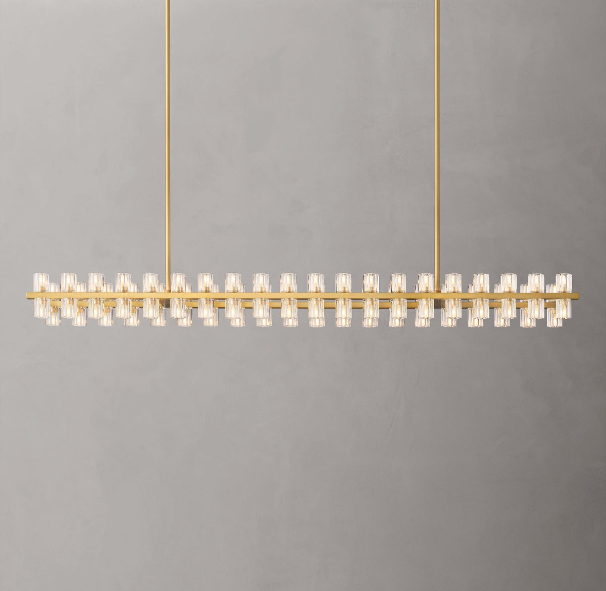 Artisan Arcachon LED Rectangular Chandelier – 72" — view 2