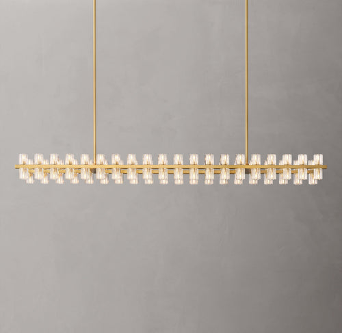 Artisan Arcachon LED Rectangular Chandelier – 72" — view 2
