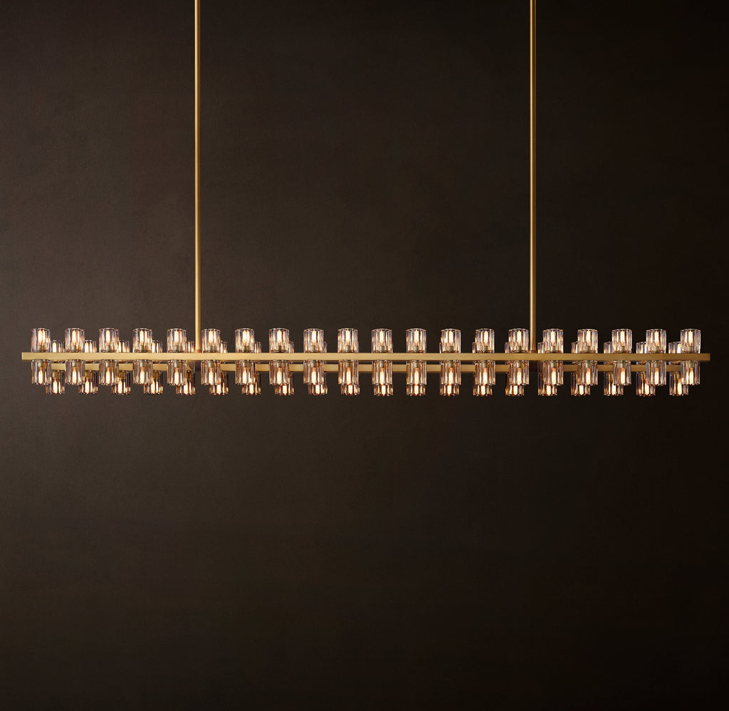 Artisan Arcachon LED Rectangular Chandelier – 72" — view 4