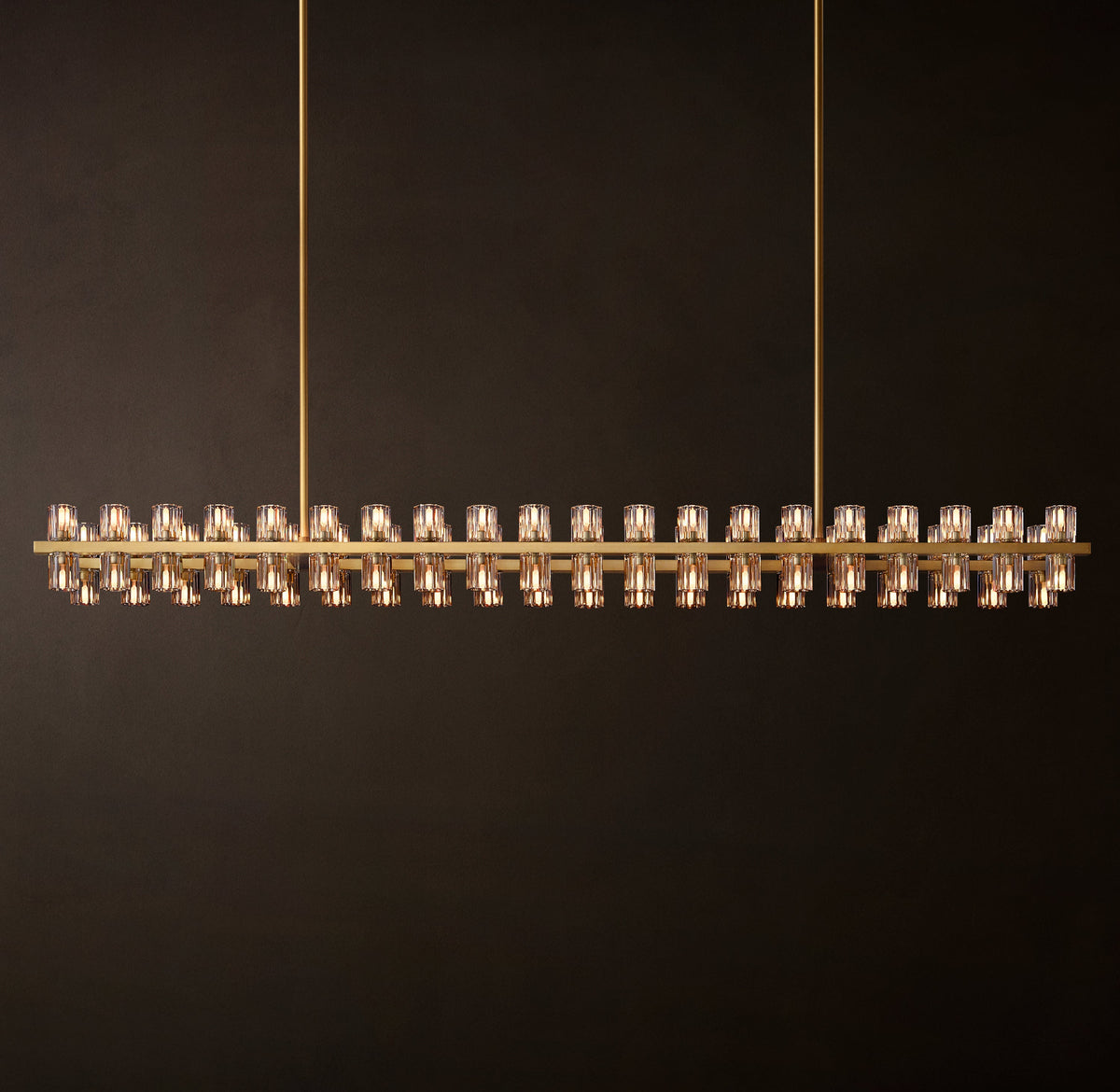 Artisan Arcachon LED Rectangular Chandelier – 72" — view 4