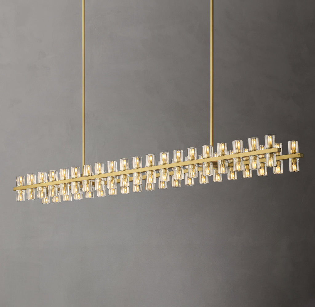 Artisan Arcachon LED Rectangular Chandelier – 72" — view 5