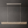 Artisan Arcachon LED Rectangular Chandelier – 72" Polished Nickel — view 1