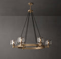 Sculptural Demaret Round Chandelier – 36" — view 1