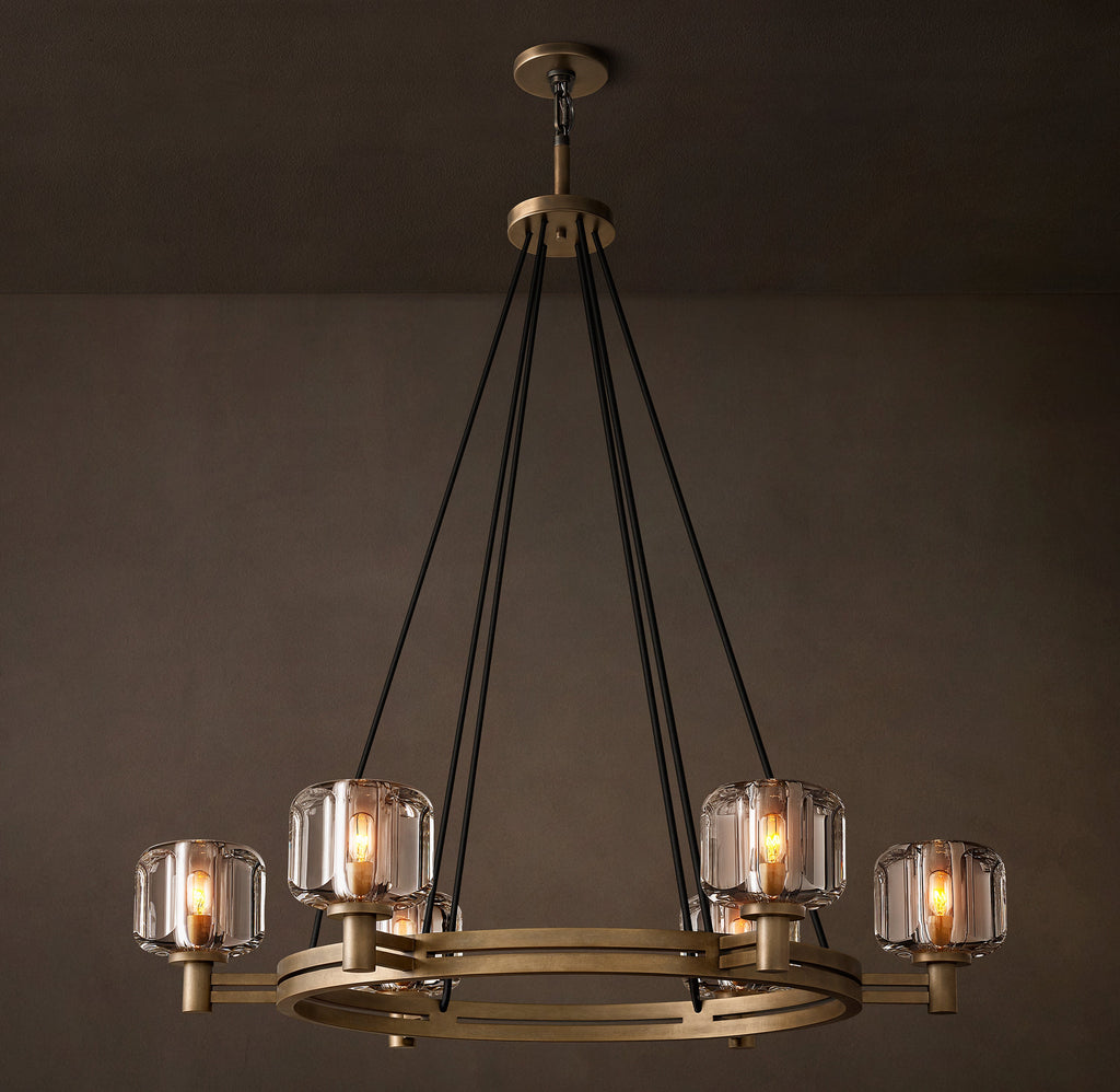 Sculptural Demaret Round Chandelier – 36" — view 4