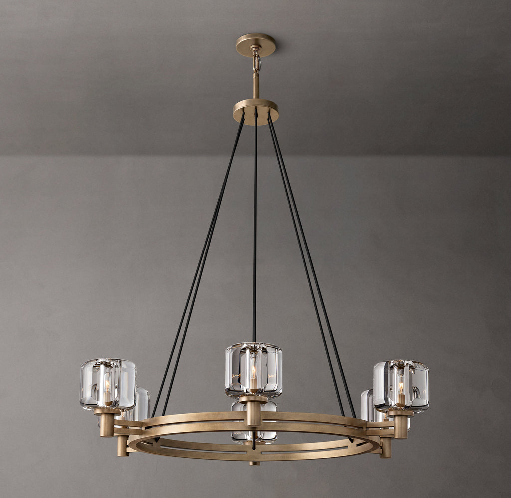Sculptural Demaret Round Chandelier – 36" — view 5