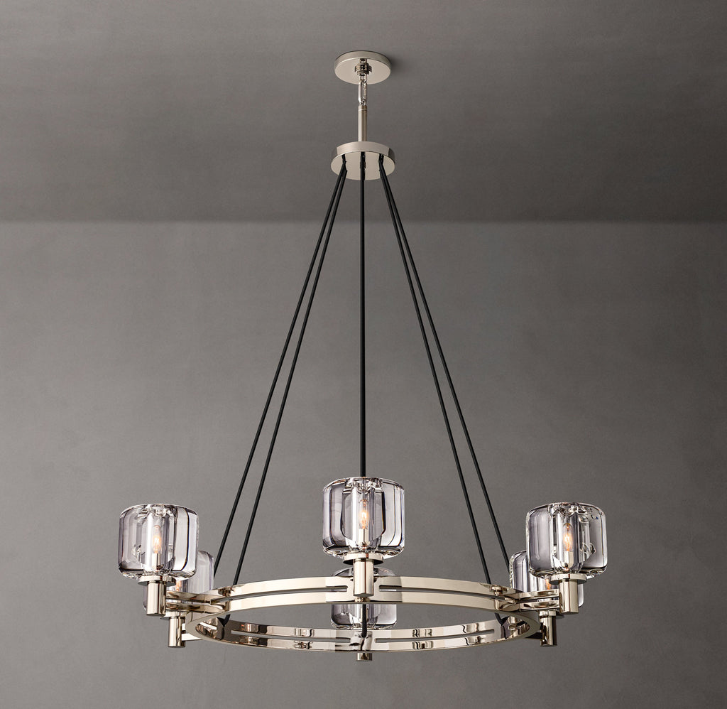 Sculptural Demaret Round Chandelier – 36" — view 5