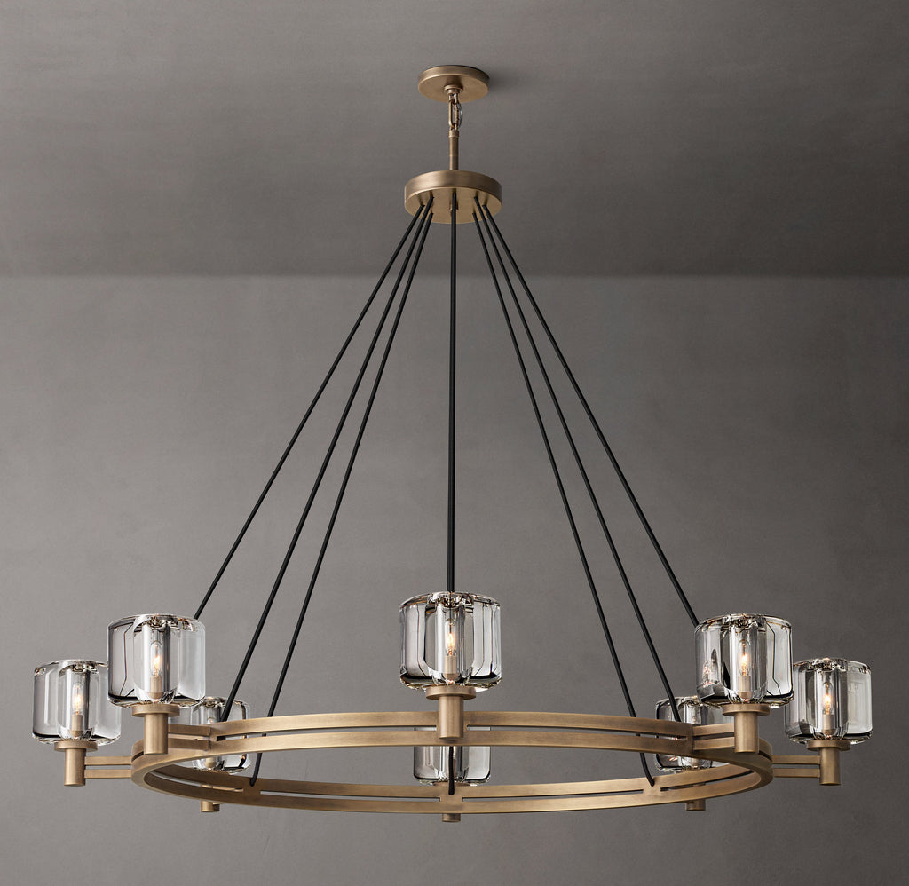 Sculptural Demaret Round Chandelier – 48" — view 5