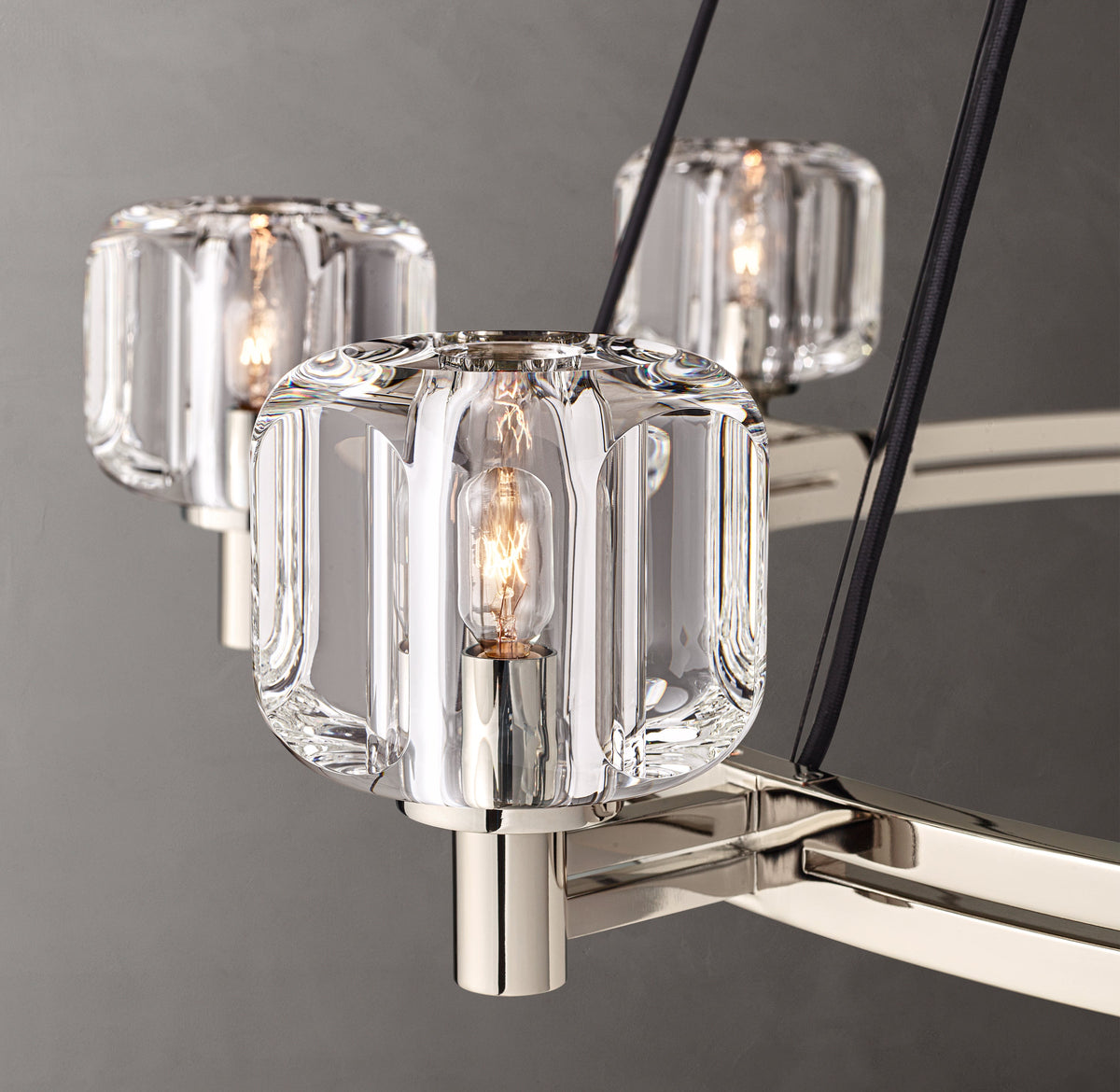 Sculptural Demaret Round Chandelier – 48" — view 3