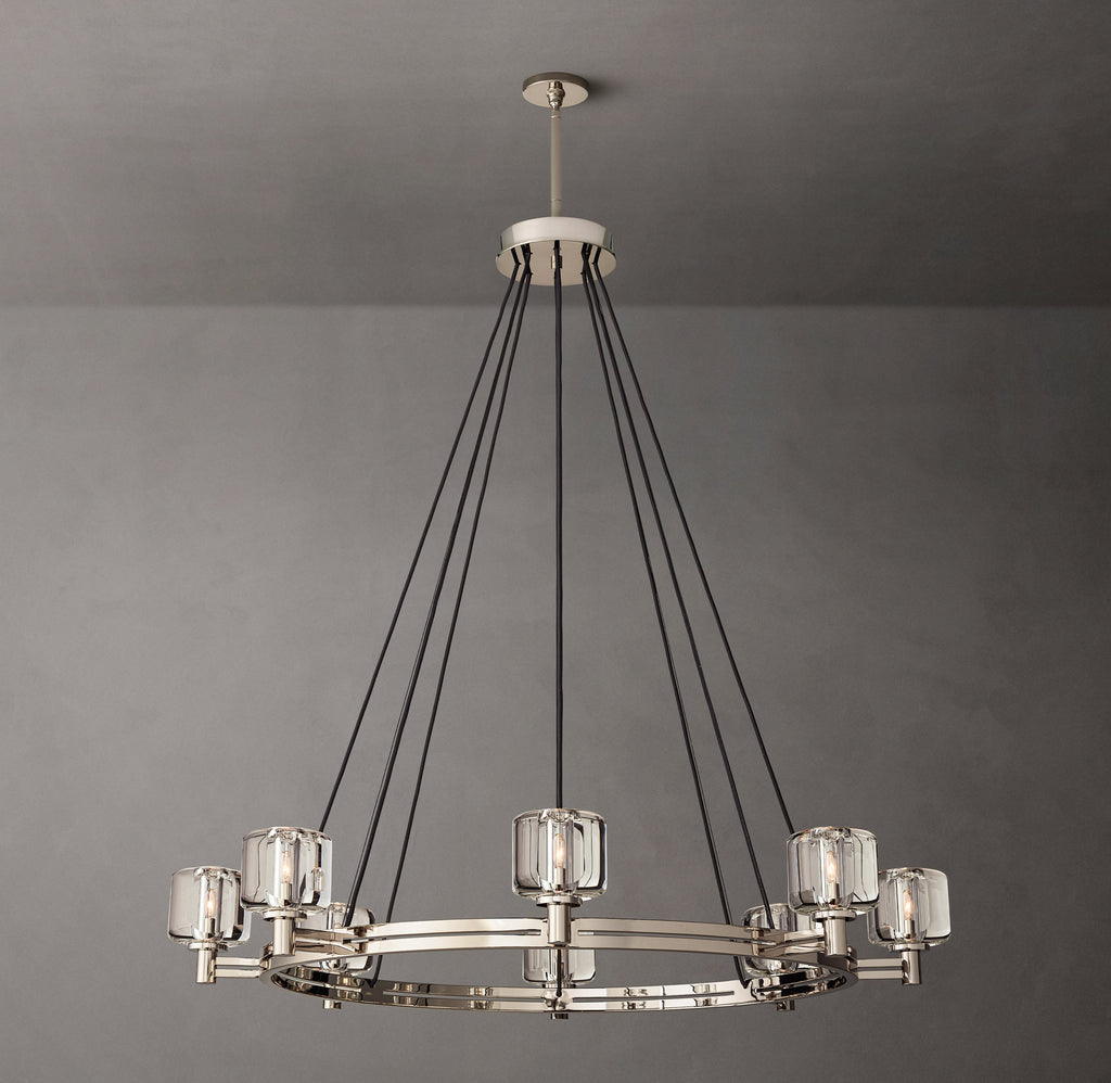 Sculptural Demaret Round Chandelier – 48" — view 5