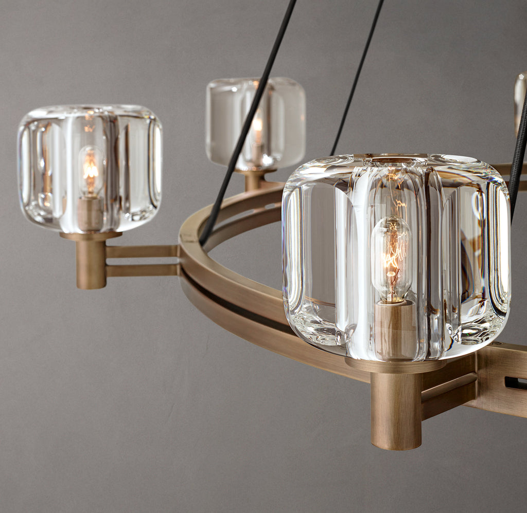 Sculptural Demaret Round Chandelier – 60" — view 3