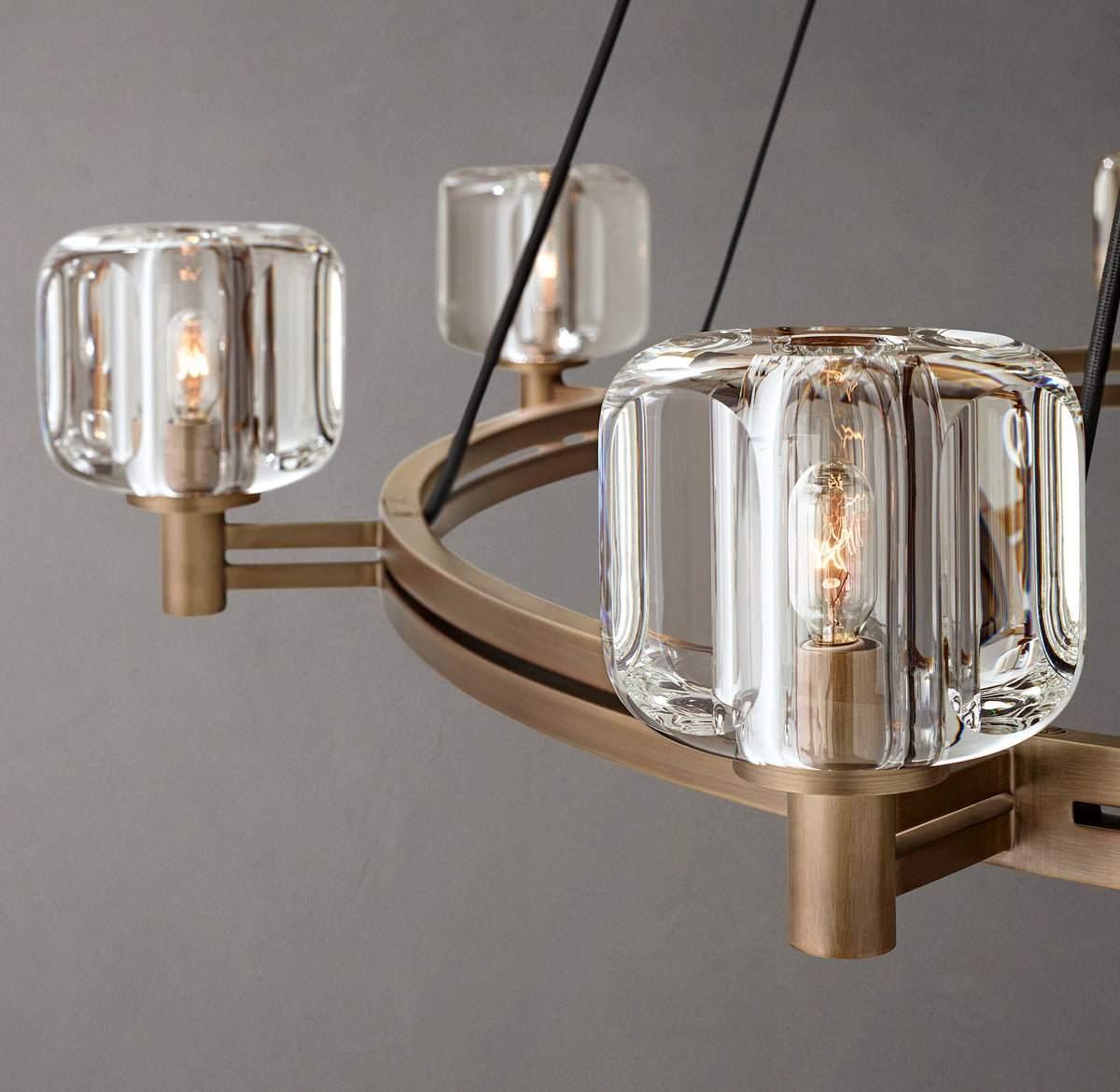 Sculptural Demaret Round Chandelier – 60" — view 3
