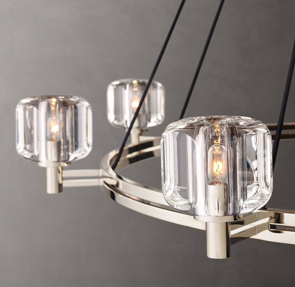 Sculptural Demaret Round Chandelier – 60" — view 3