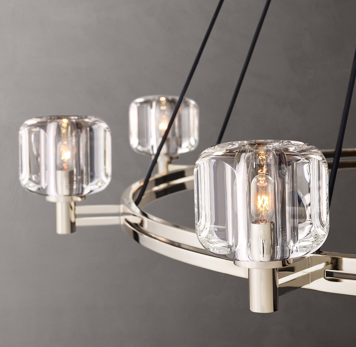 Sculptural Demaret Round Chandelier – 60" — view 3