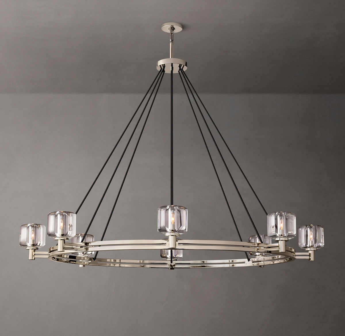 Sculptural Demaret Round Chandelier – 60" — view 5