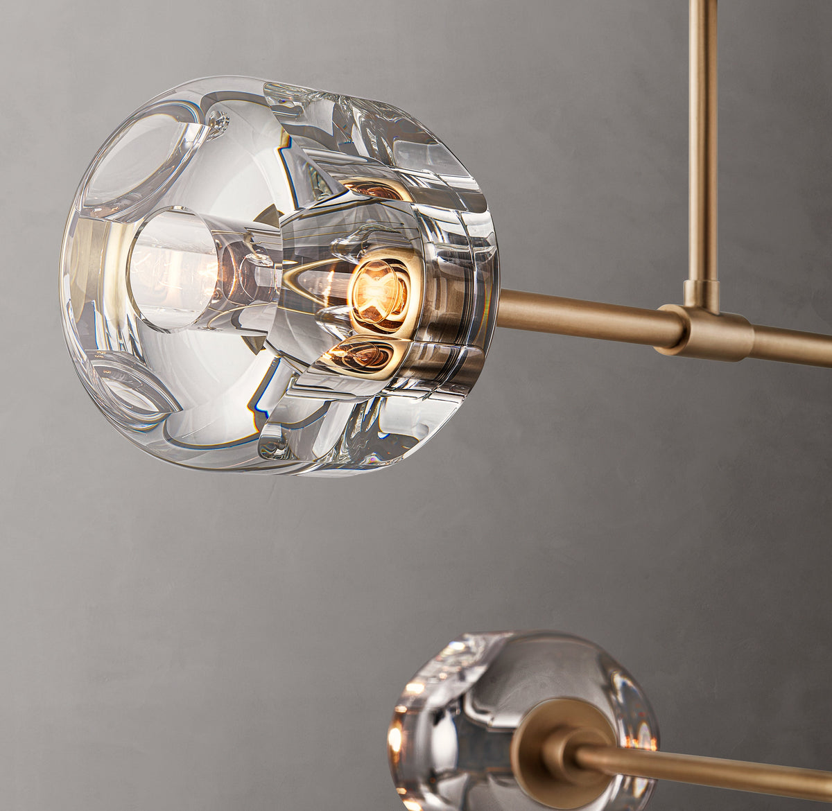 Sculptural Demaret Mobile Round Chandelier — view 3
