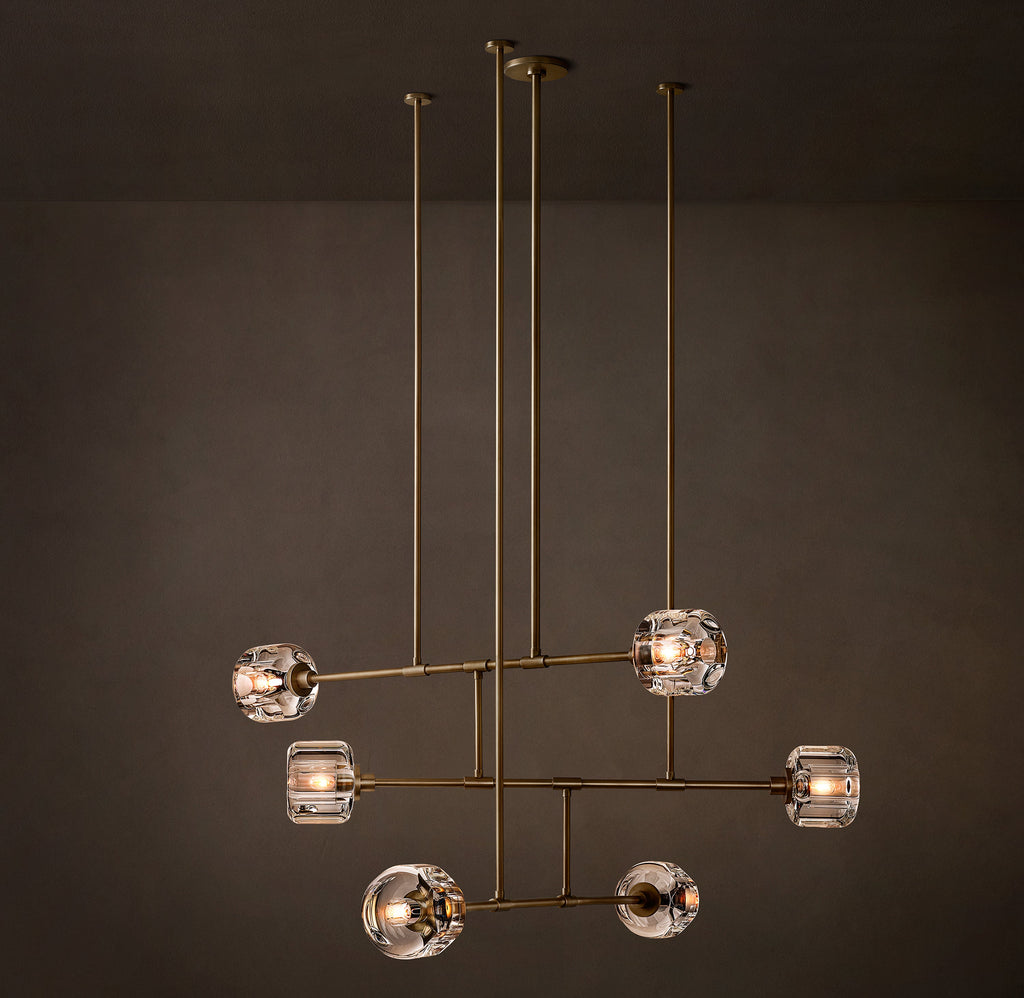 Sculptural Demaret Mobile Round Chandelier — view 4