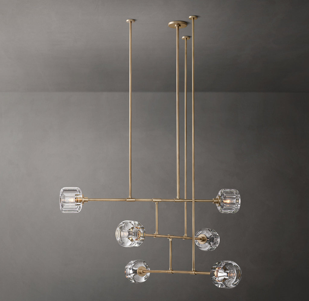 Sculptural Demaret Mobile Round Chandelier — view 5