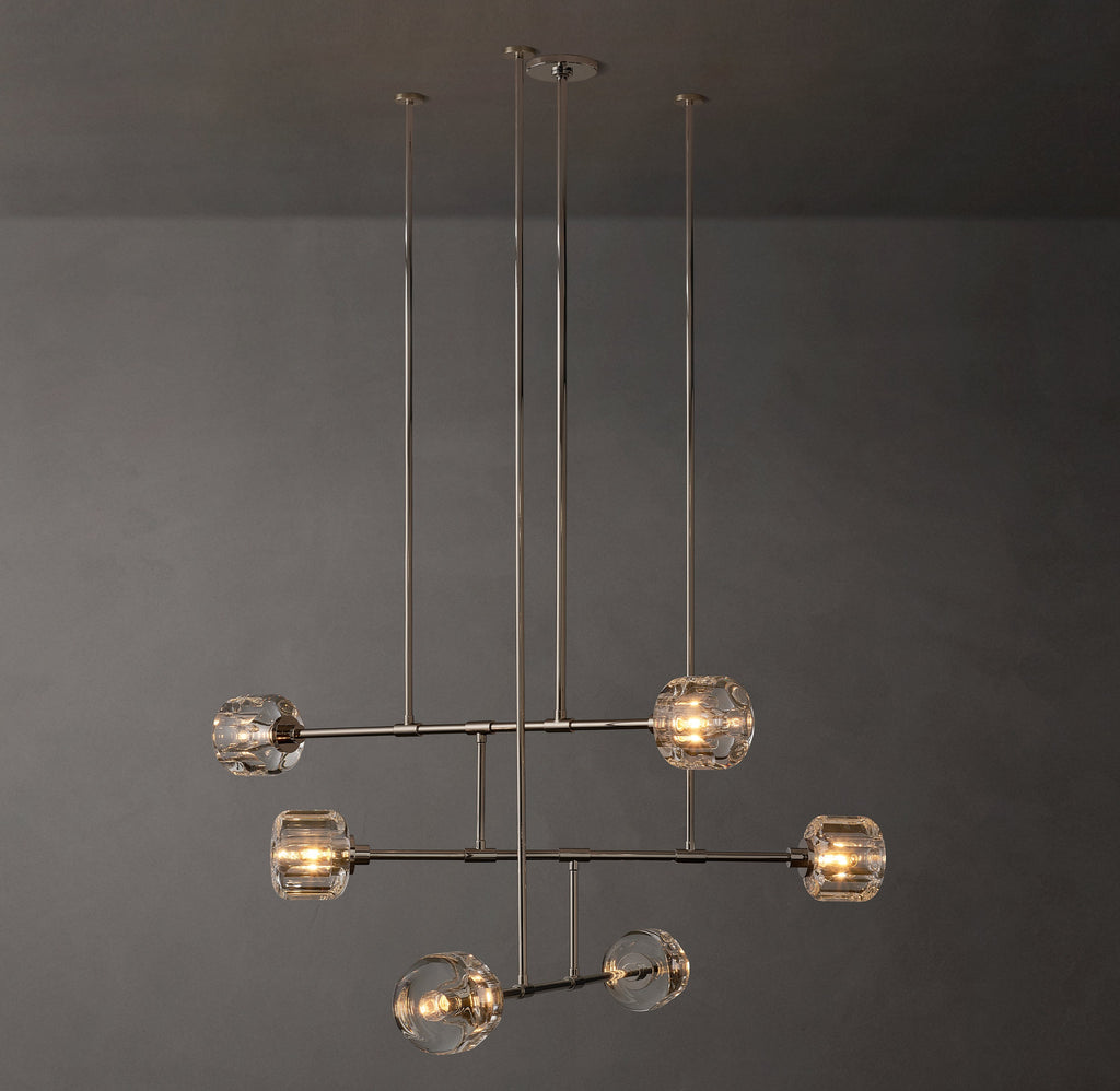 Sculptural Demaret Mobile Round Chandelier — view 1