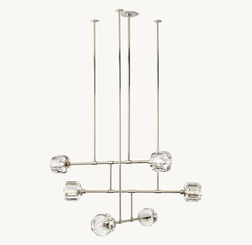 Sculptural Demaret Mobile Round Chandelier — view 2