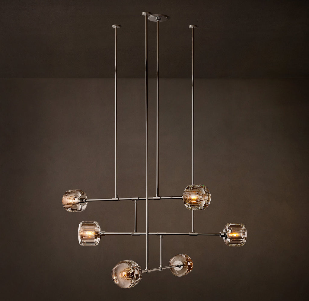 Sculptural Demaret Mobile Round Chandelier — view 4