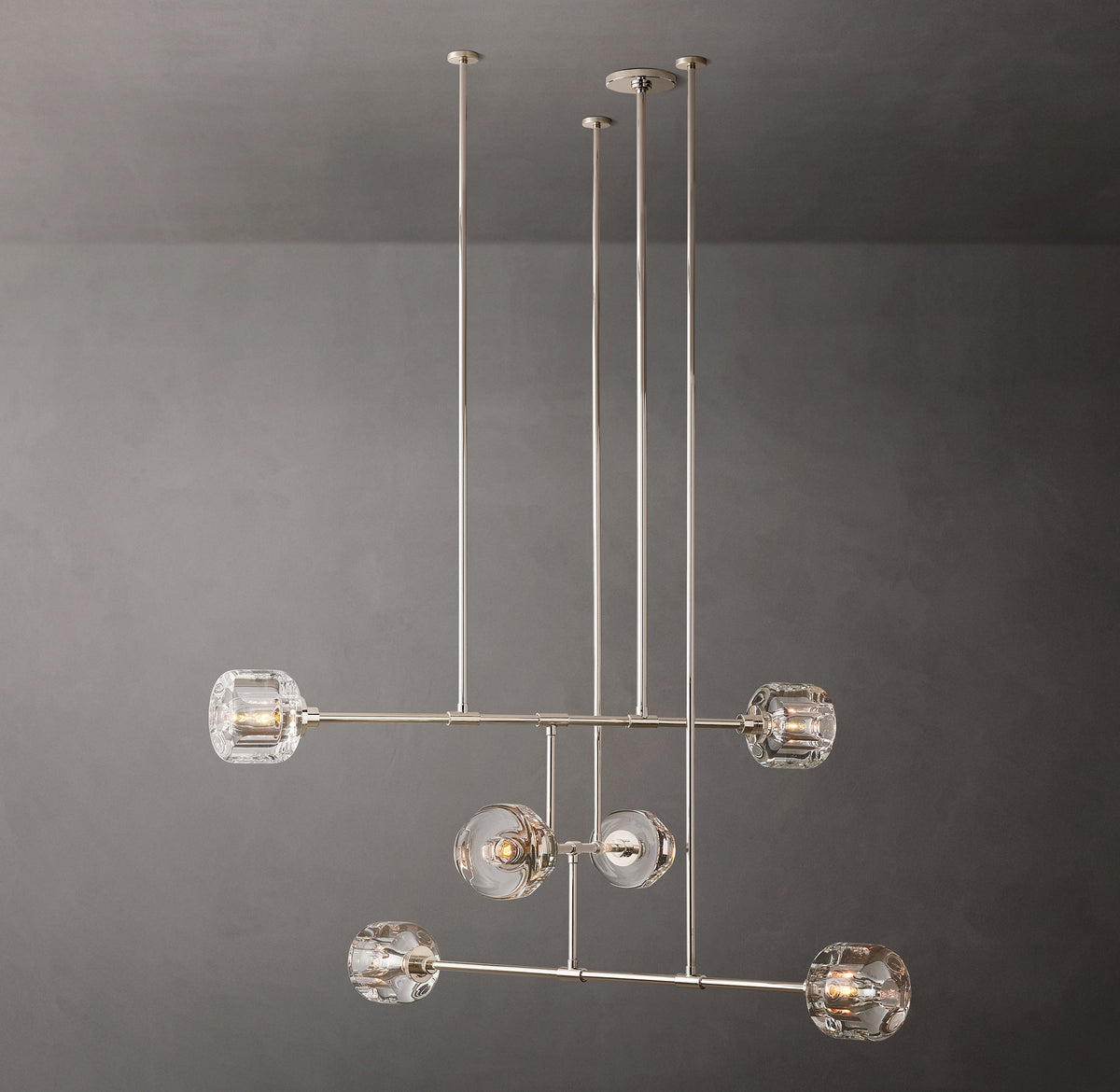 Sculptural Demaret Mobile Round Chandelier — view 5