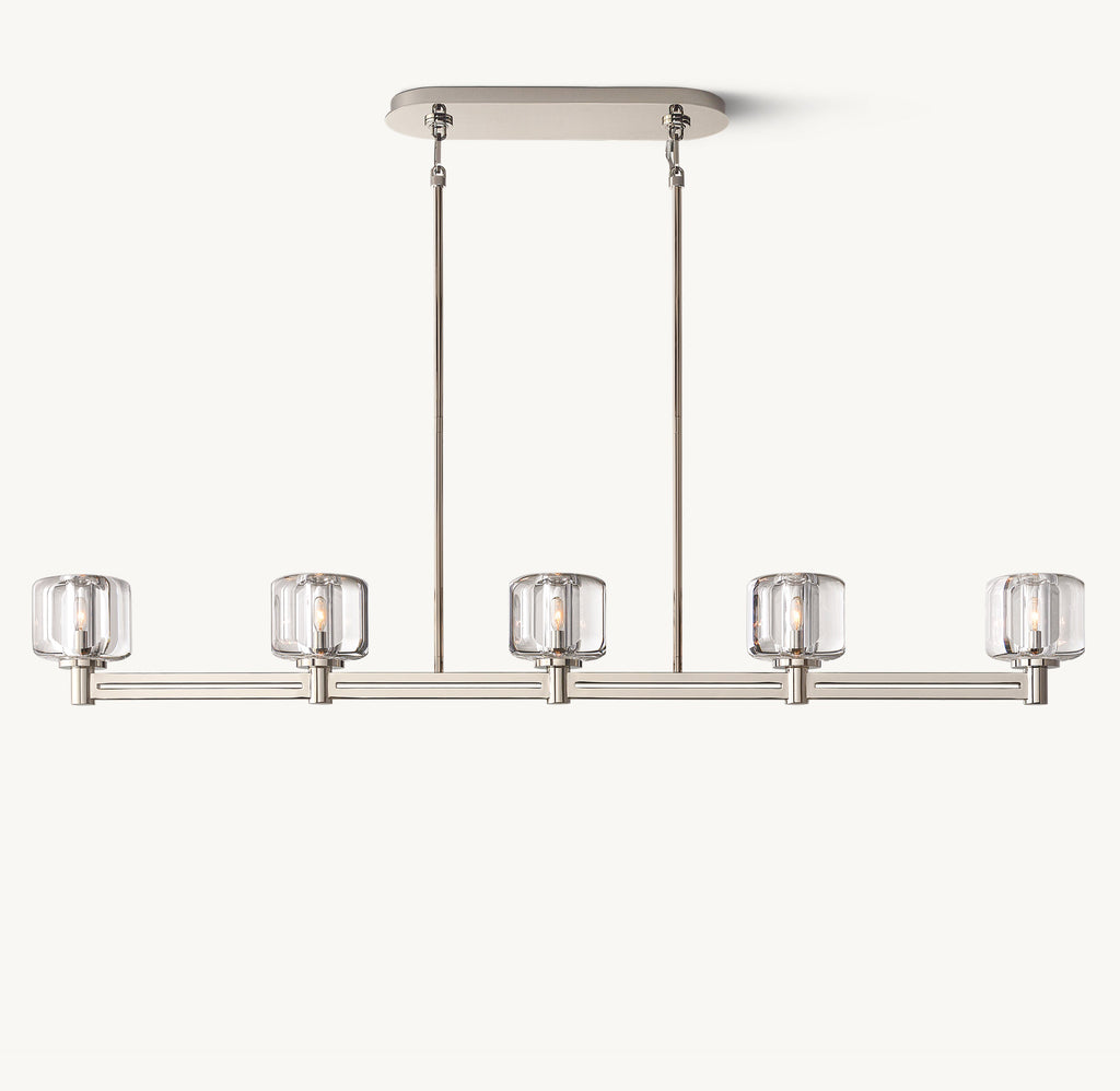 Sculptural Demaret Linear Chandelier — view 2